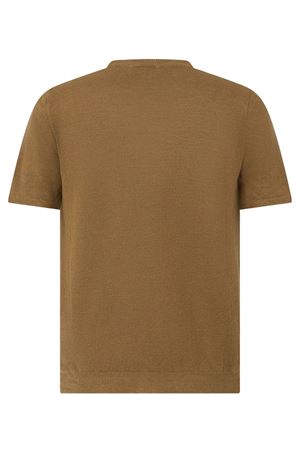 Maglietta in lana e cashmere color kaki ROBERTO COLLINA | 261MYA2012160